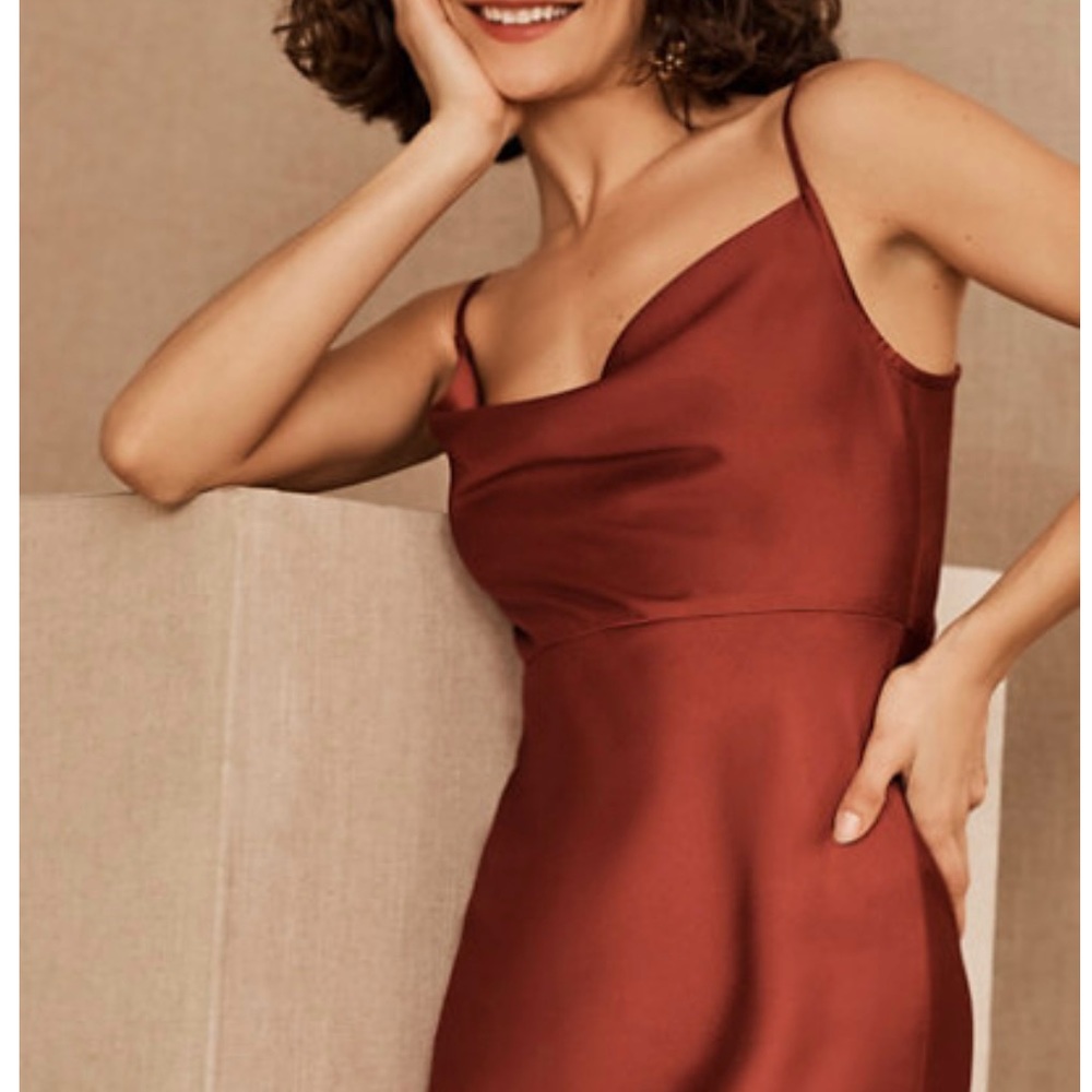 BHLDN bridesmaid dress in Sedona color